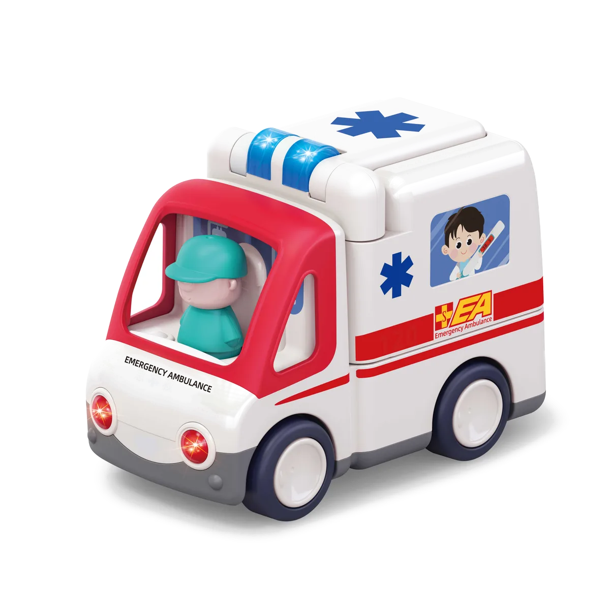 Kinder and Kids Krankenwagen mit Licht, Musik und Bewegung